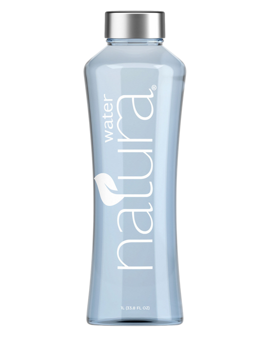 Natura Glass Bottle - Blue